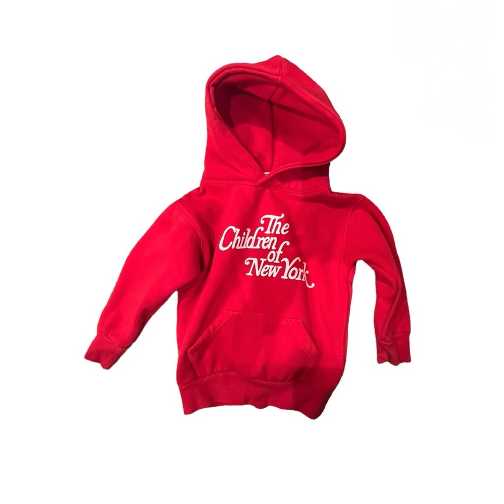 Little giant Shorties size 2, hooded red sweatshirt